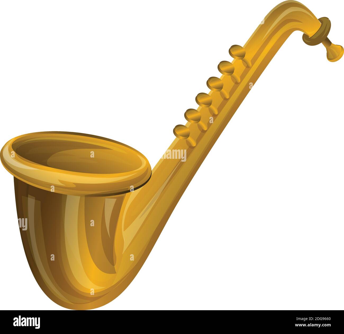 Saxophone icon, cartoon style Stock Vector Image & Art - Alamy