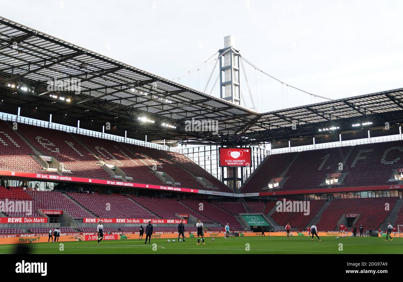 Cologne Deutschland 05th Dec Overview Rhein Energie Stadion Empty Stadium Empty Stands Ranks Soccer Bundesliga 1 Fc Cologne Vfl Wolfsburg 2 2 Season 21 10 Matchday On 05 12 Rheinenergiestadion Photo Wagner Witters Pool Via