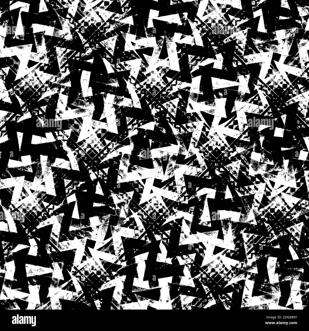 Black and White Abstract Grunge Pattern Stock Photo - Alamy