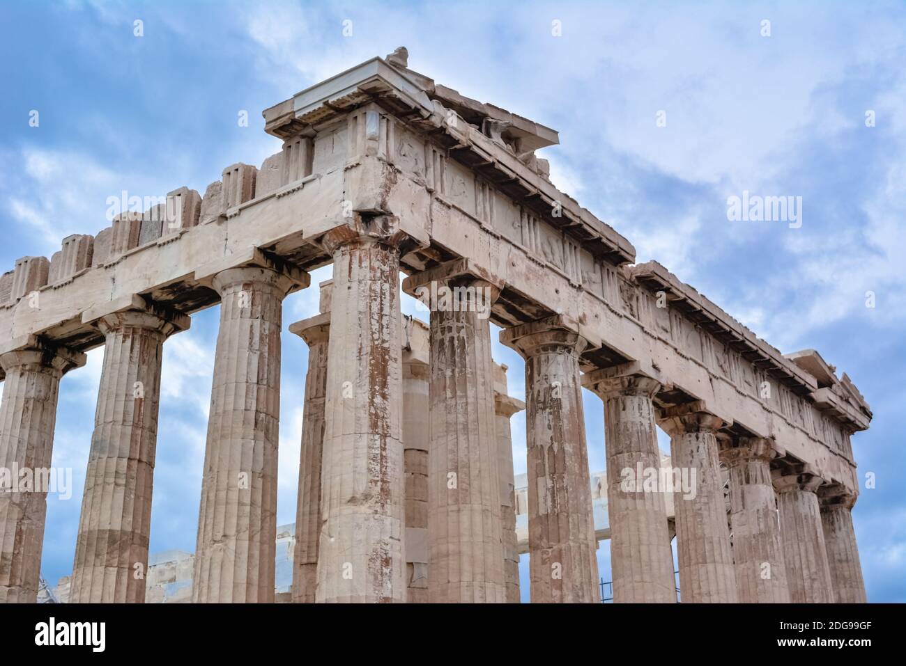View of Parthenon, Athens Stock Photo