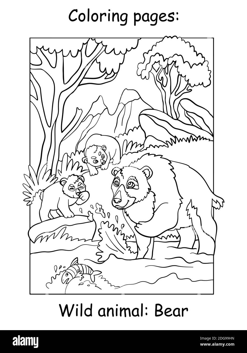 520 Collections Coloring Pages Of A Bear  HD