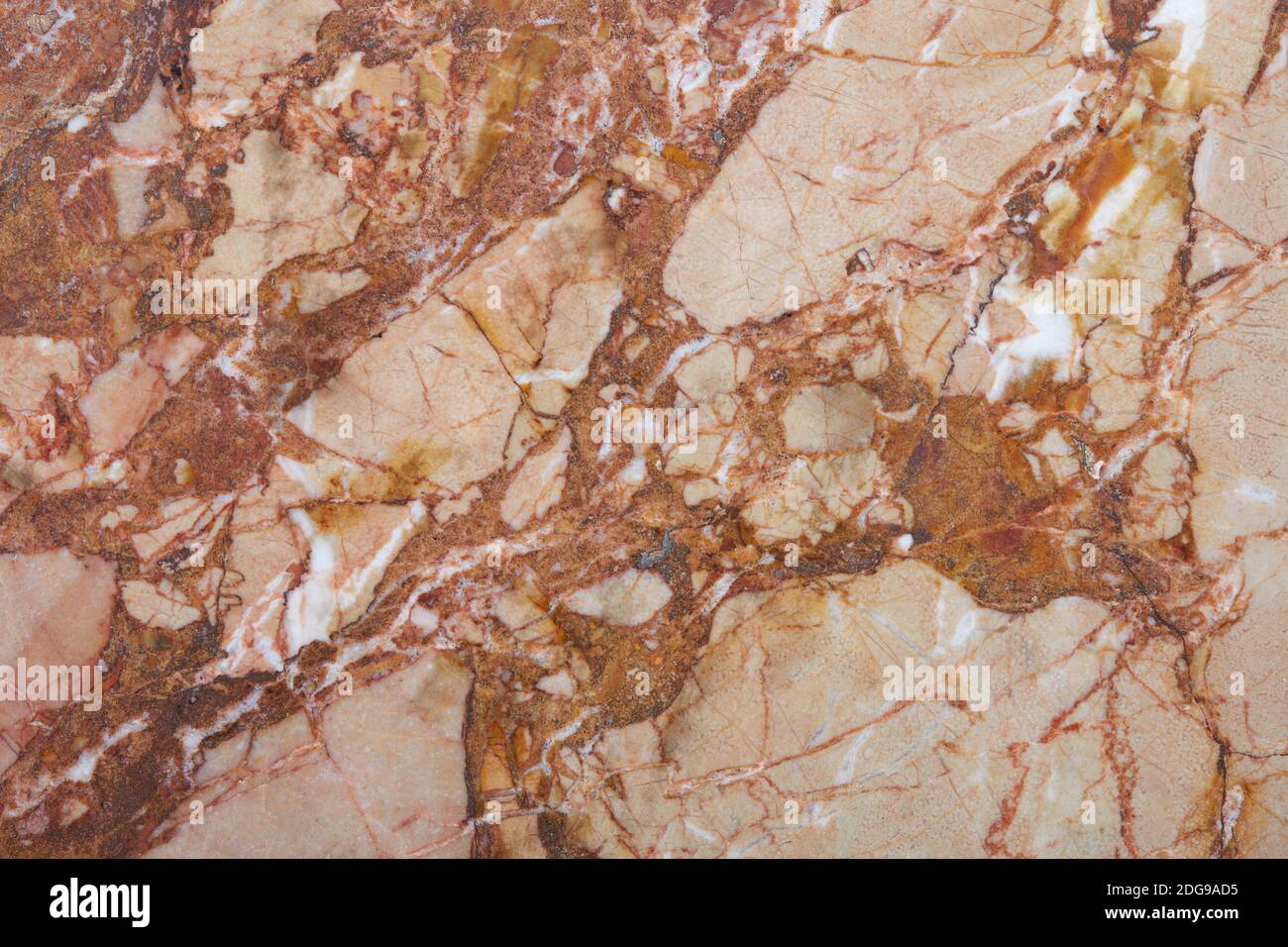 Natural beige, pink marble texture background Stock Photo