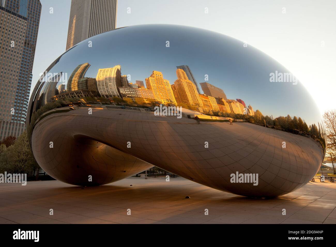 Chicago, Illinois, United States Millennium Park and city skyline