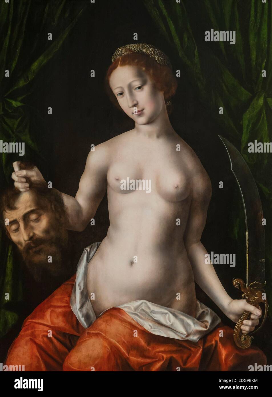 Judith with the Head of Holofernes, Jan Massys, 1543, Stock Photo