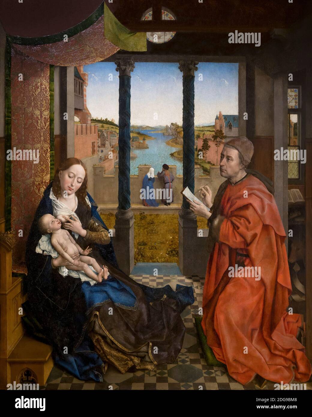 Saint Luke Drawing the Virgin, Rogier van der Weyden, circa 14351440