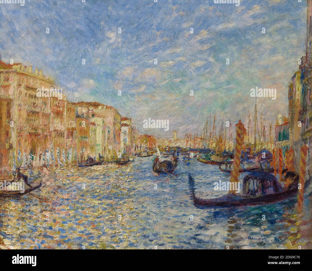 Grand Canal, Venice, Pierre-Auguste Renoir, 1881, Stock Photo