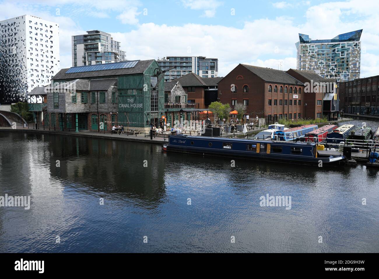 The Canal House Bar and Restaurant In Gas Street Basin In The City