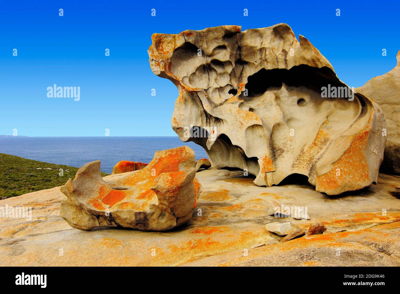 Remarkable Rocks - Kangaroo Island Stock Photo