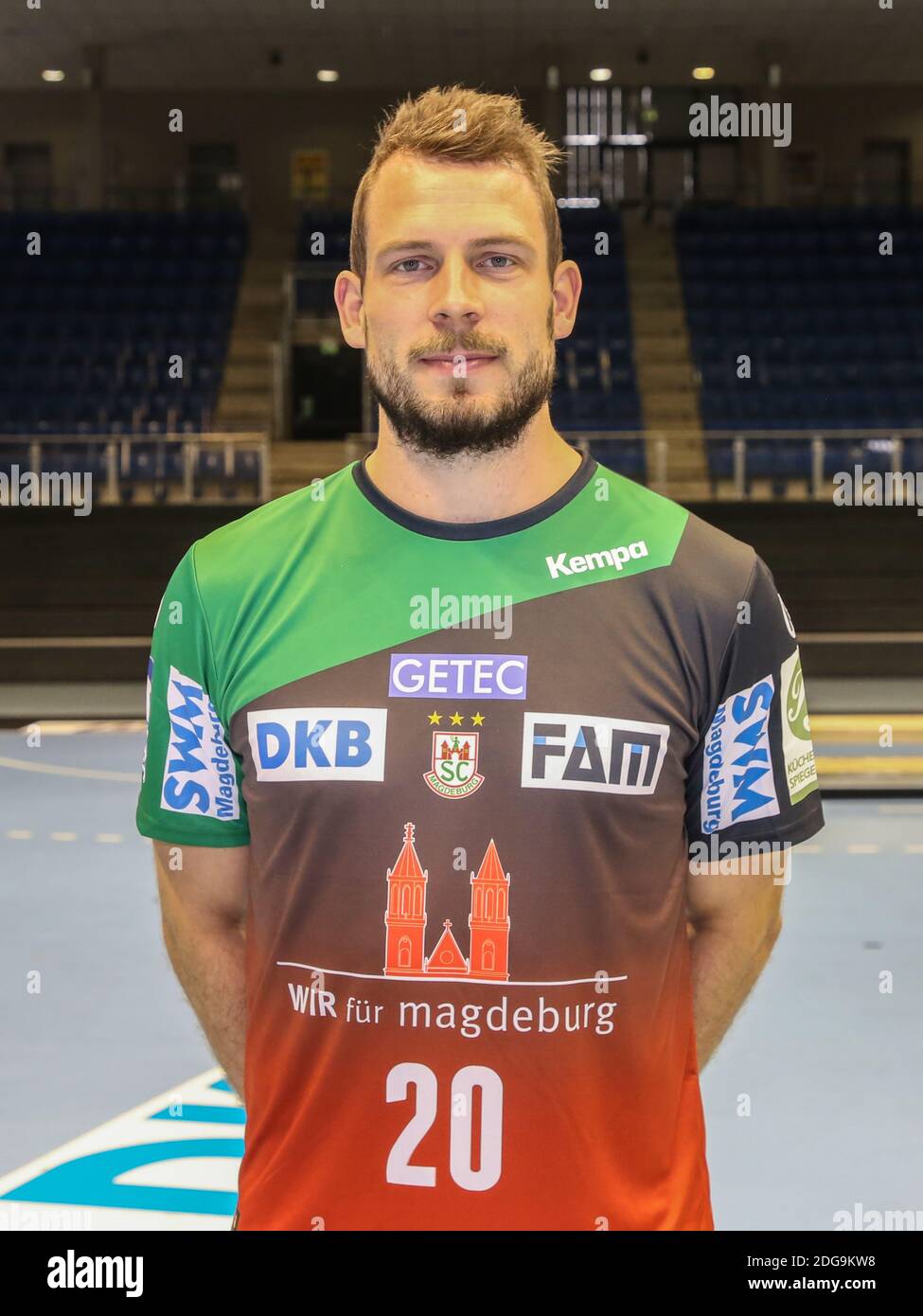 Danish handball player Mads Christiansen SC Magdeburg Stock Photo Alamy