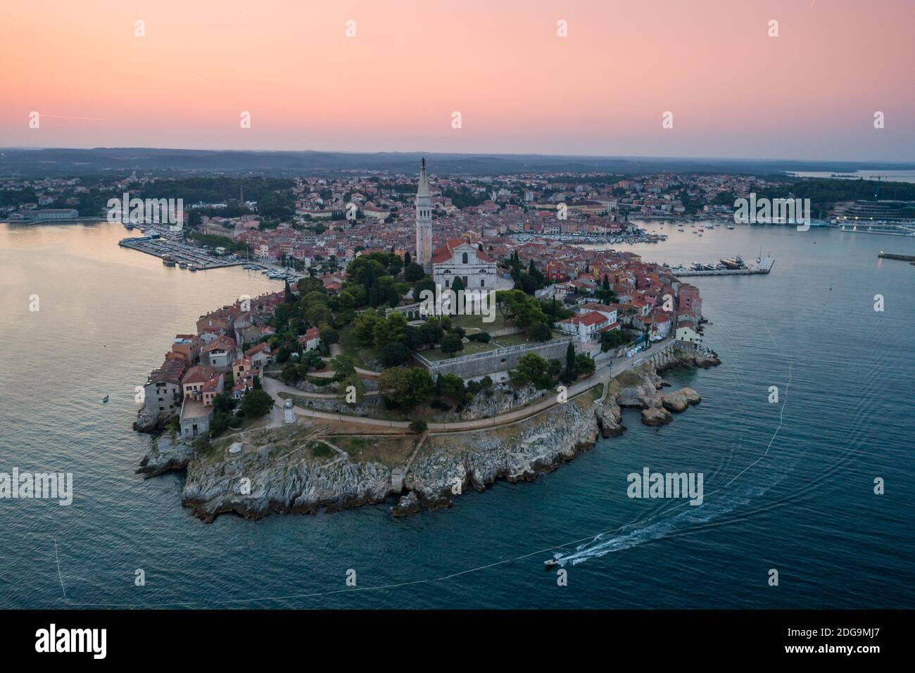 Croatia rovinj port from hi-res stock photography and images - Alamy