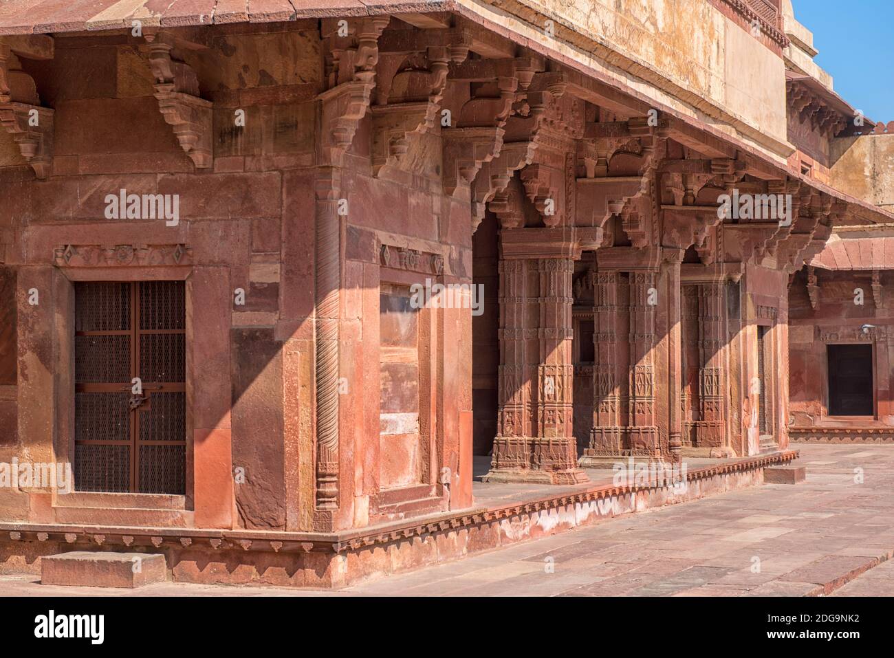 Red Fort of Agra. UNESCO World Heritage site. Stock Photo