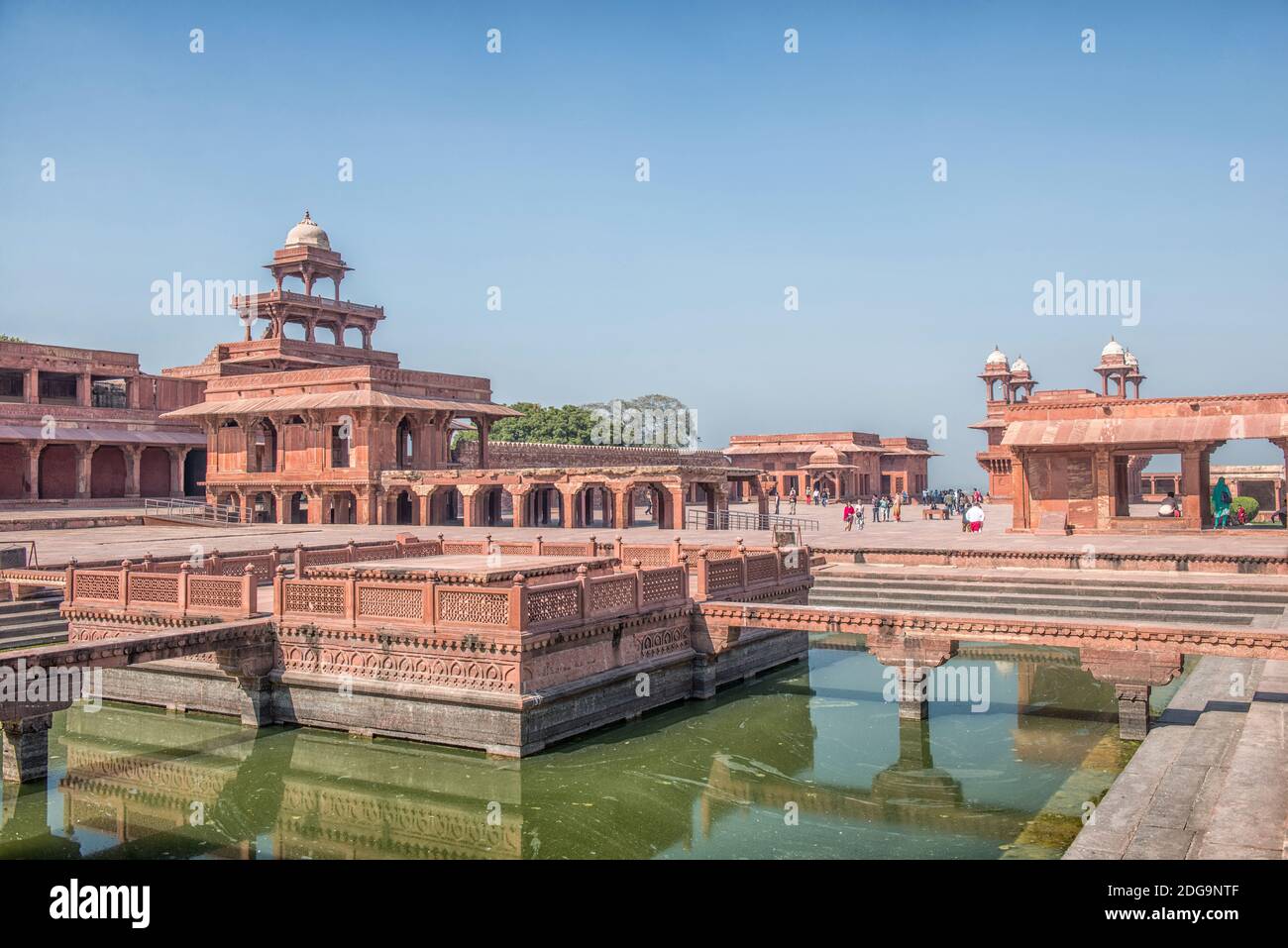Red Fort of Agra. UNESCO World Heritage site. Stock Photo