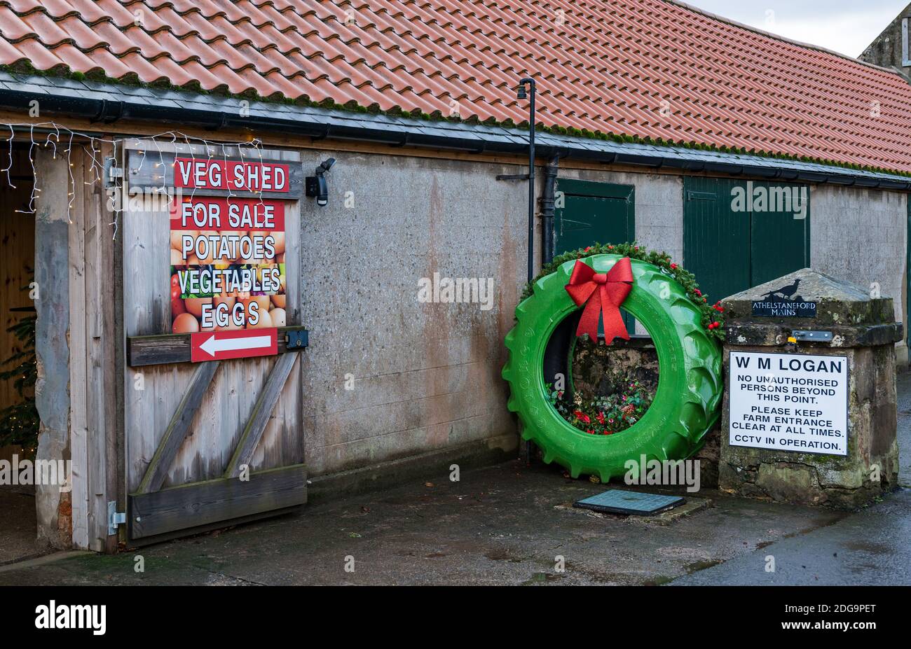 Athelstaneford, East Lothian, Scotland, United Kingdom, 8th December