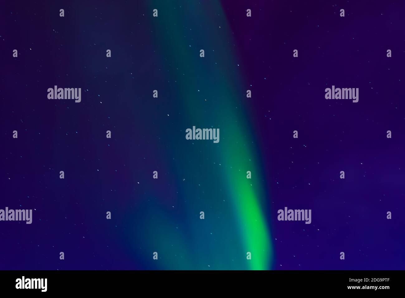 Aurora borealis, northern lights in the night sky with stars Stock ...