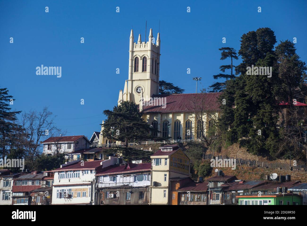Shimla Ridge Church Christ church the ridge hi-res stock photography and images - Alamy