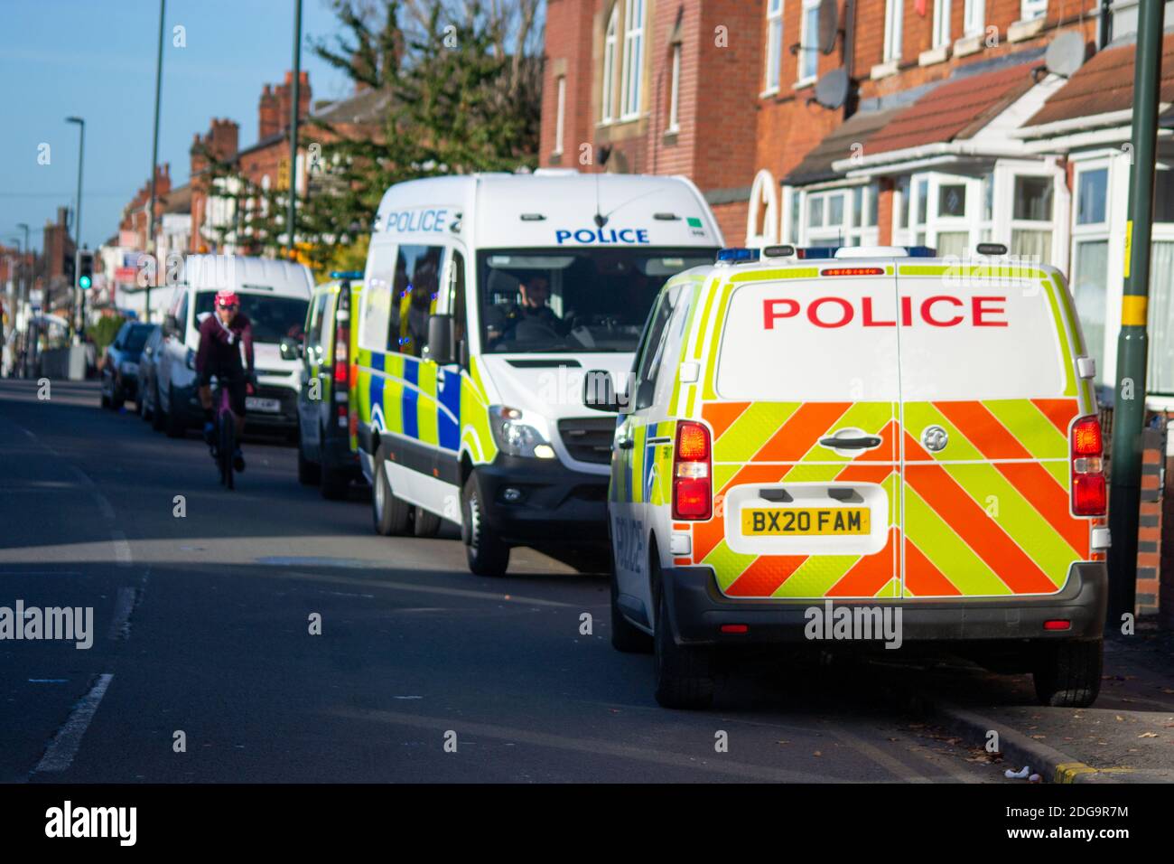 West MIdlands Police at incident on Green Lane in Bordesley Green Stock