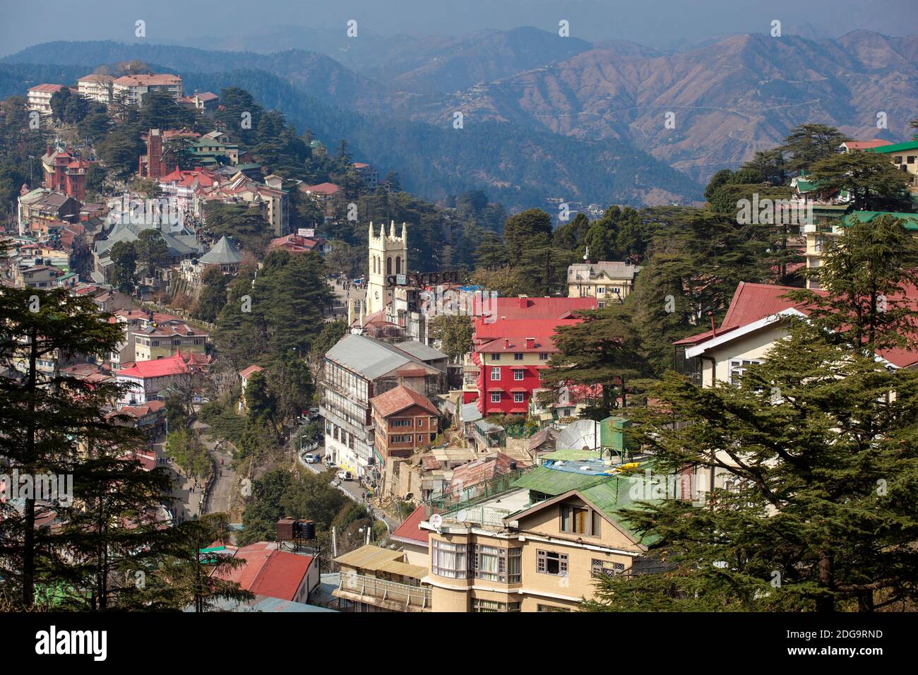Shimla Ridge Church Shimla city and india and christ church hi-res stock photography and ...
