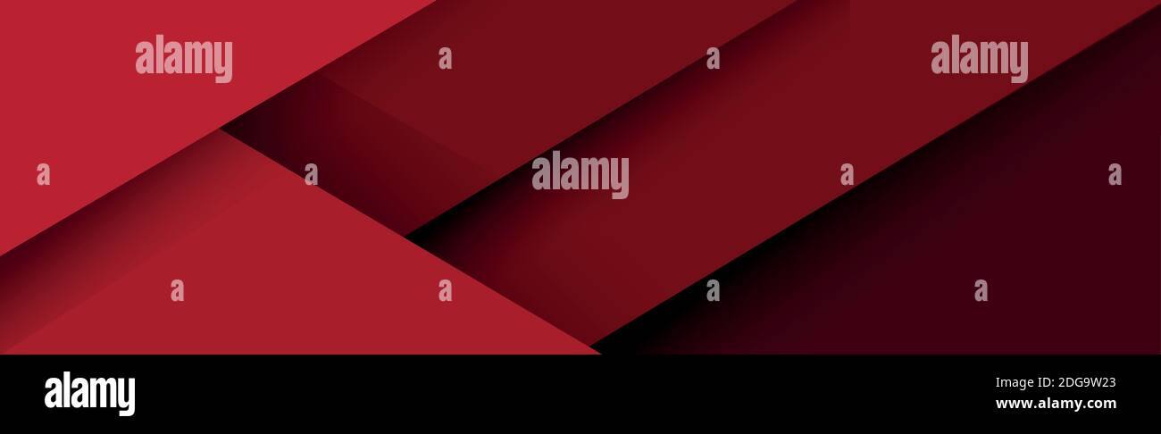 Abstract red background with lines and shadows - Vector illustration ...