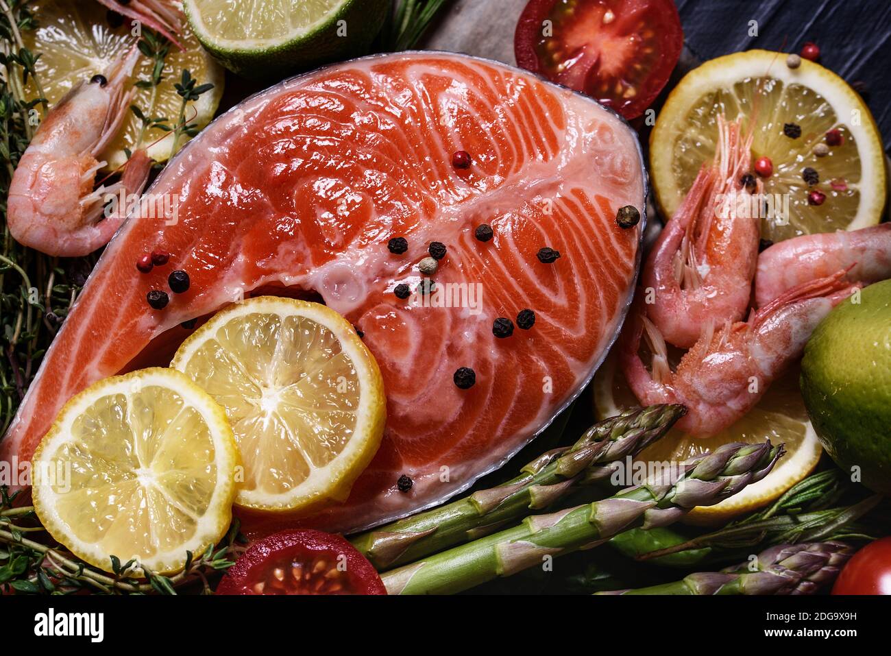 Healthy food for ketogenic diet concept on black background. Foods high