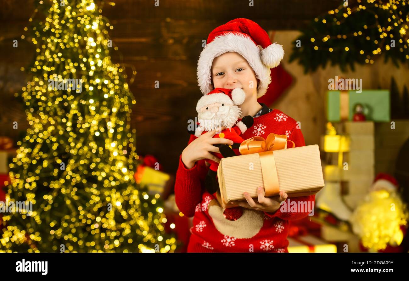 Santa brought me gifts. December 