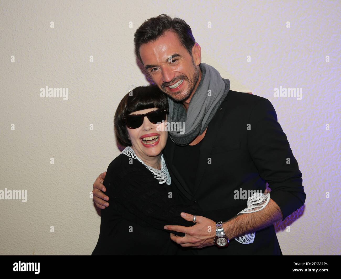 Singer Mireille Mathieu and Presenter Florian Silbereisen Stock Photo