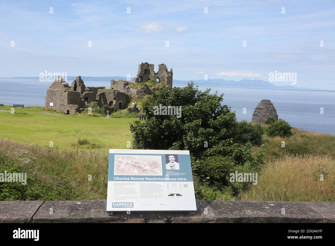 Dunure Castle, Dunure, Ayrshire,Scotland, UK. Dunure was the ancient seat of the Kennedy family, Lords of Carrick and  Earls of Cassillis Stock Photo