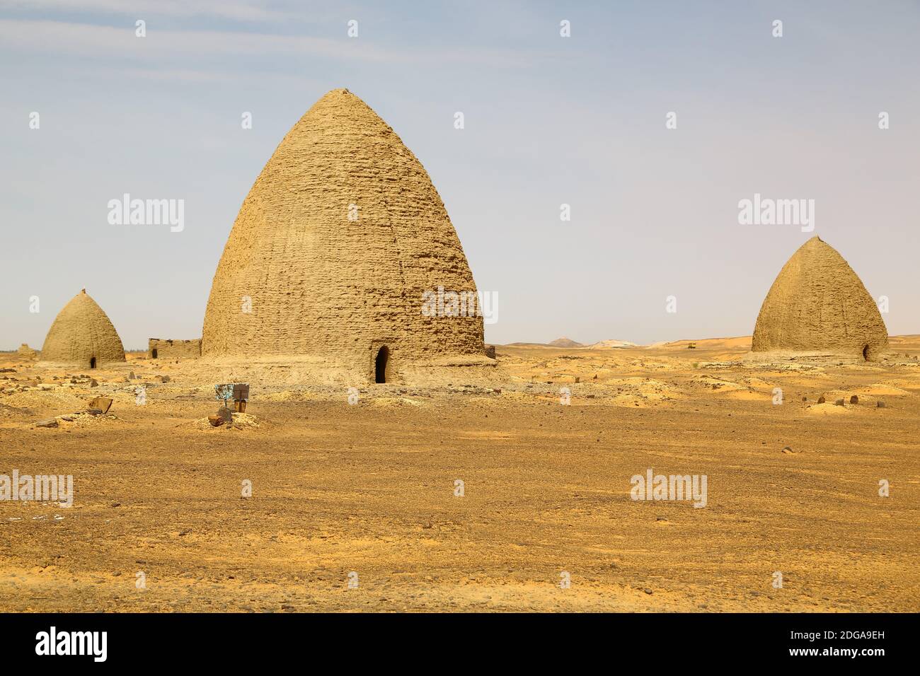 Dongada the antique city of the nubians Stock Photo