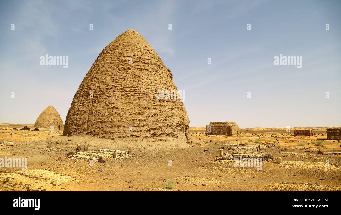 Dongada the antique city of the nubians Stock Photo