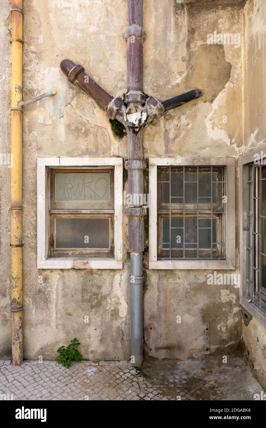 Old drainage pipes hires stock photography and images Alamy