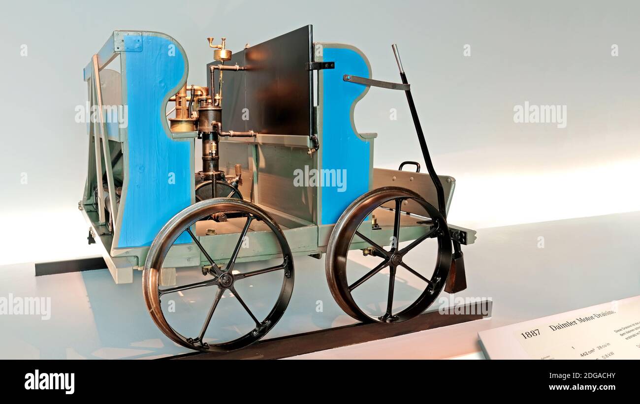 Mercedes-Benz Motor-Draisine 1893 Stock Photo