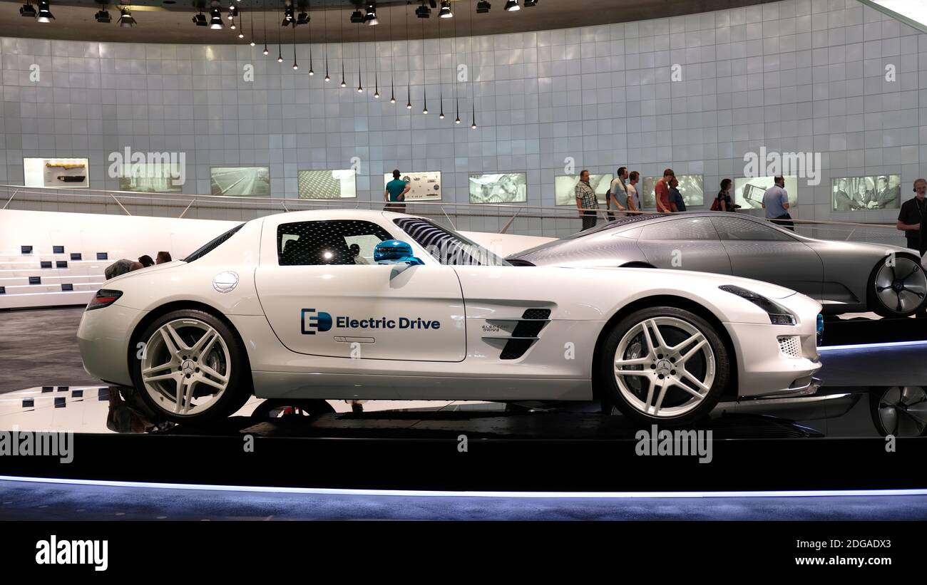 Mercedes-Benz C197 SLS AMG Electric Drive 2013 Stock Photo