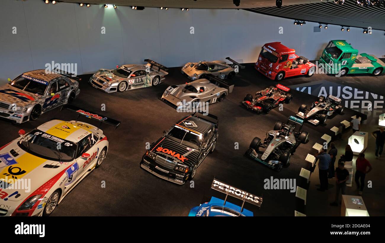 Mercedes-Benz Racing Cars Stock Photo
