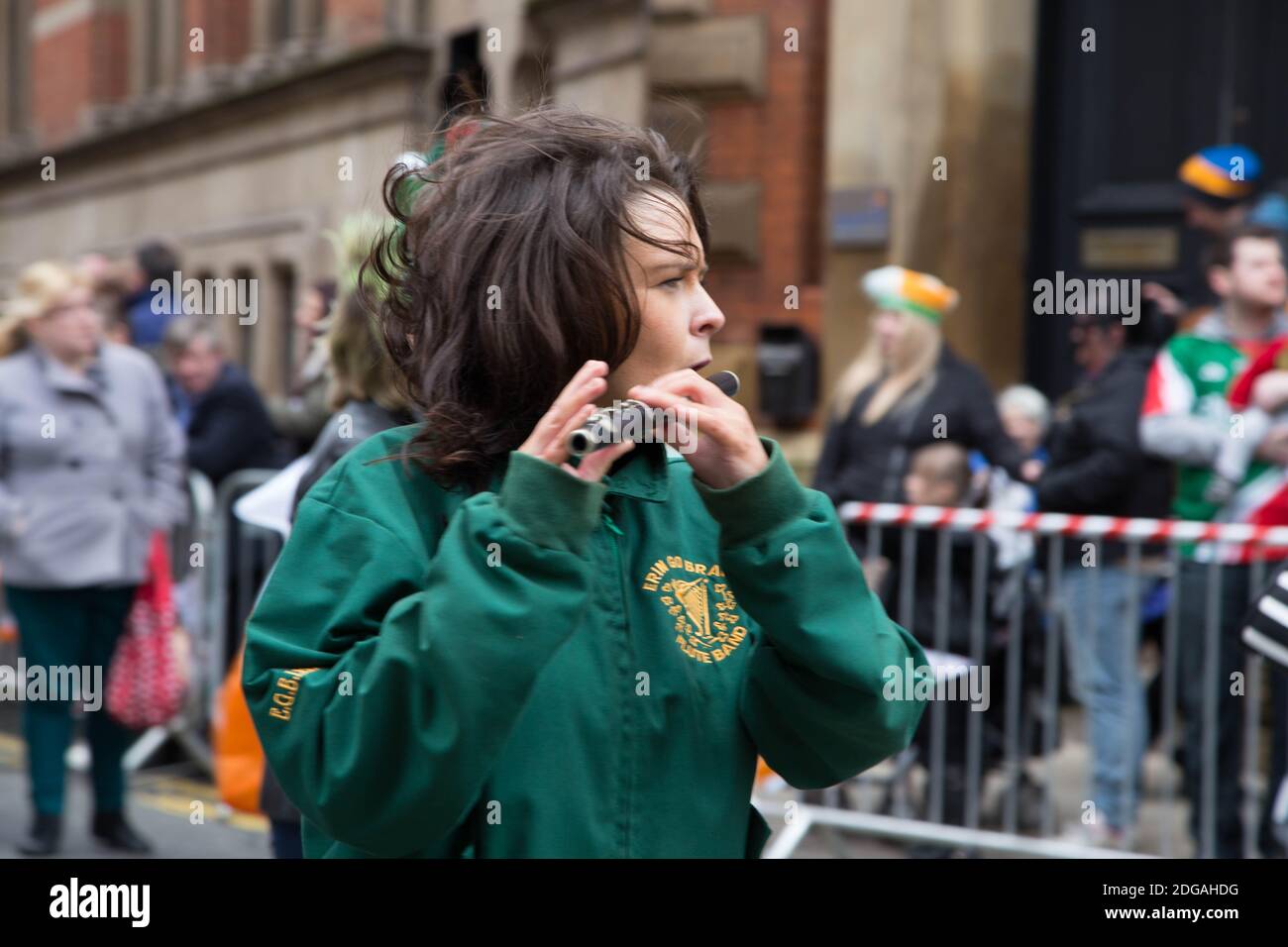 St Patrick's Day, Manchester Parade Stock Photo Alamy