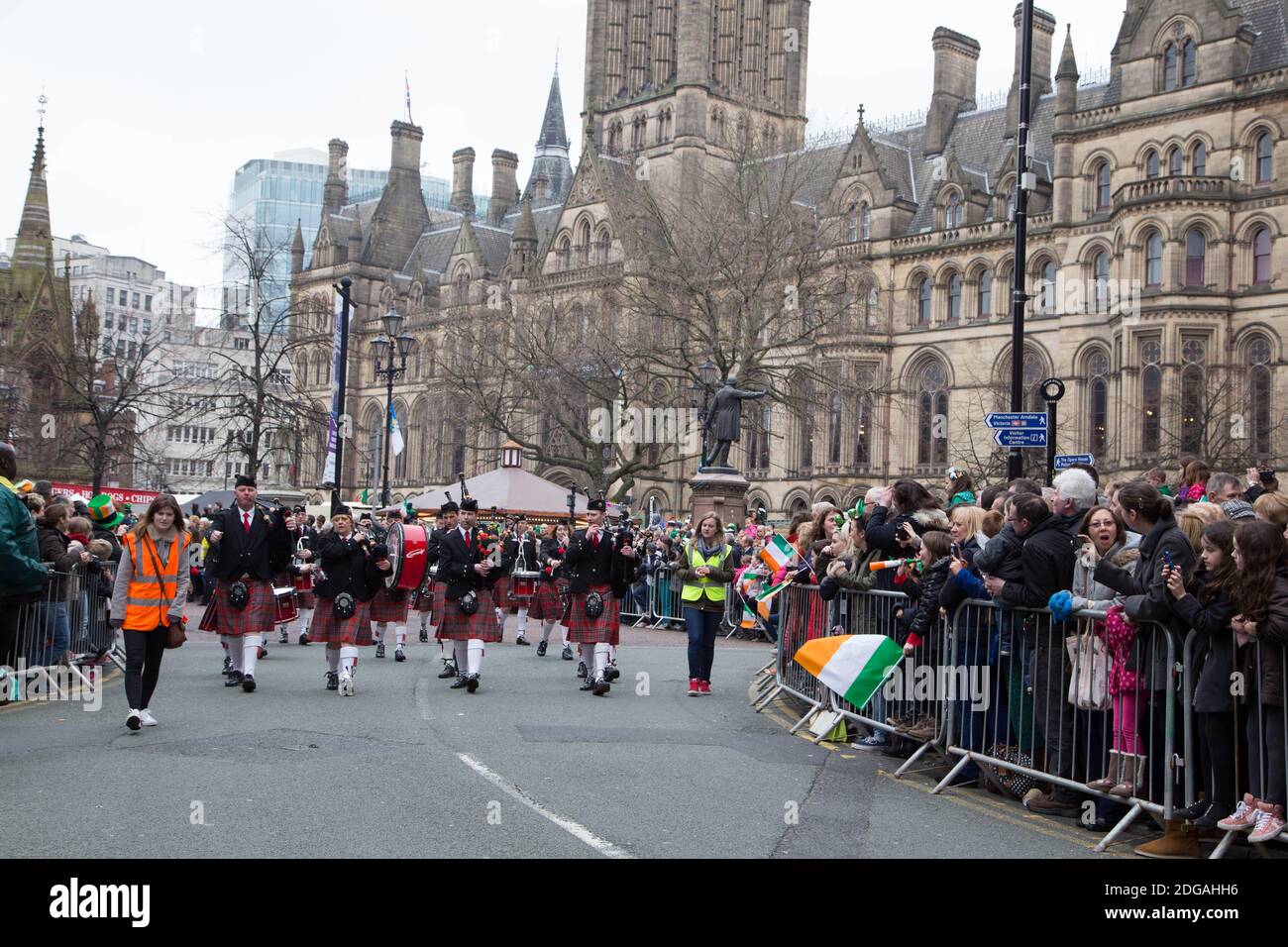 St Patrick's Day, Manchester Parade Stock Photo Alamy