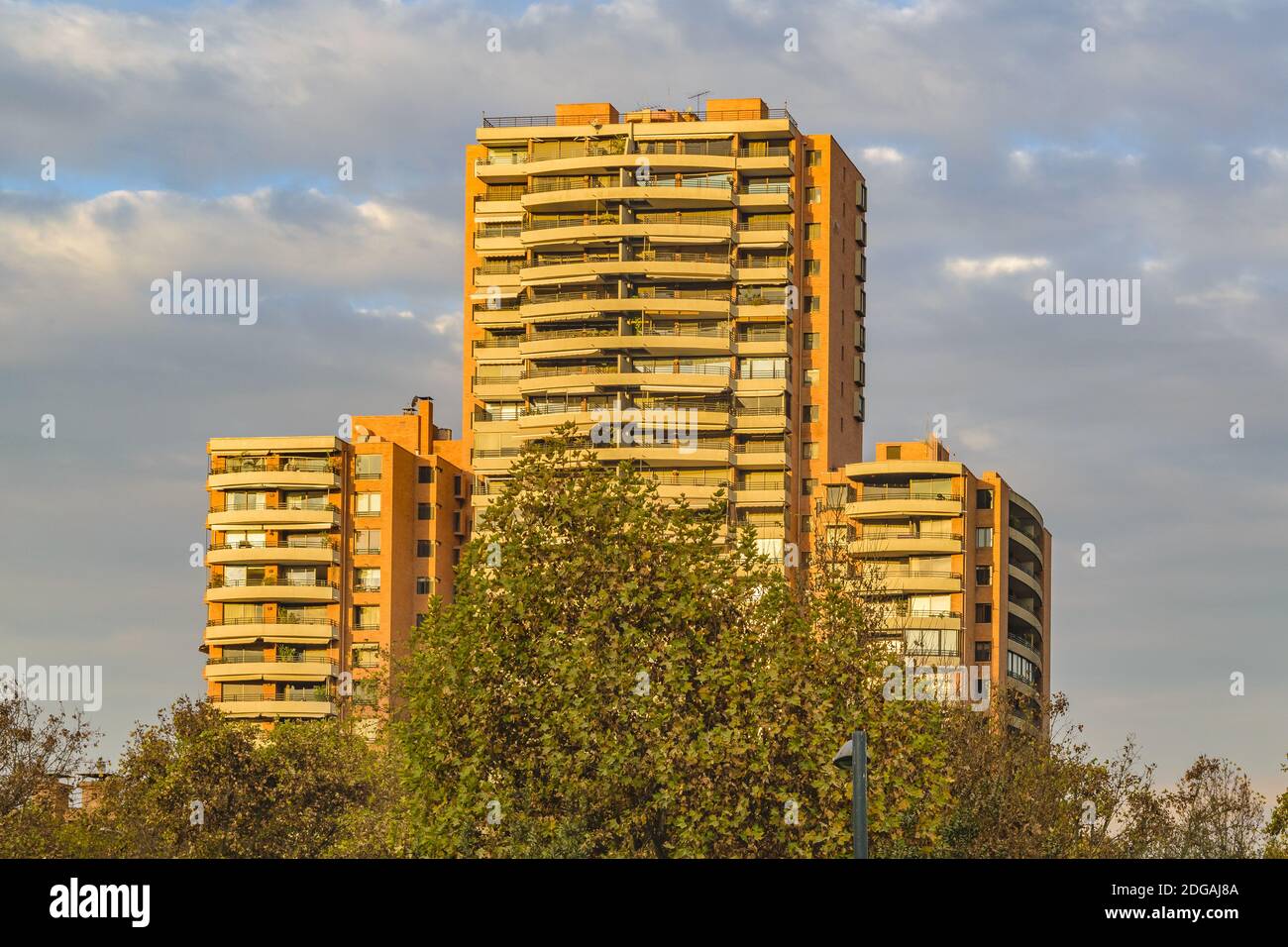 Apartment Buildings, Santiago de Chile Stock Photo Alamy