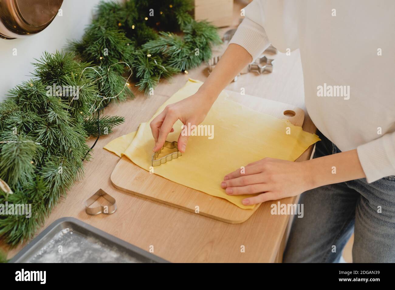 Christmas Cutting Board, Christmas Cookies Kitchen Board
