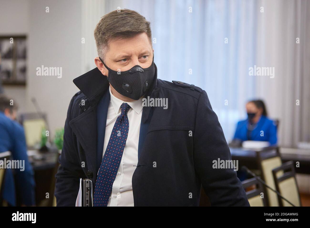 Warsaw, Mazovian, Poland. 8th Dec, 2020. Session of The Senate Health Committee With The Participation of The Minister of Health ADAM NIEDZIELSKI.in the picture: MICHAL DWORCZYK Credit: Hubert Mathis/ZUMA Wire/Alamy Live News Stock Photo