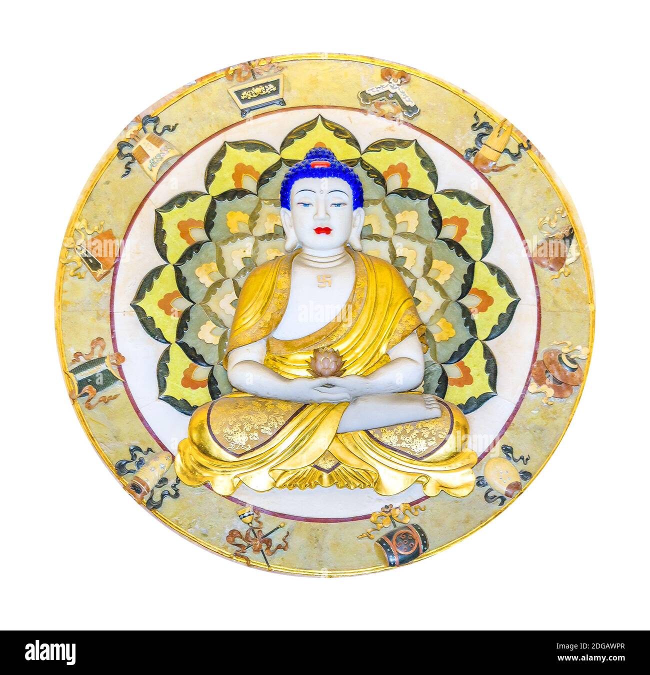 Buddhist Mandala Decoration Isolated Photo Stock Photo