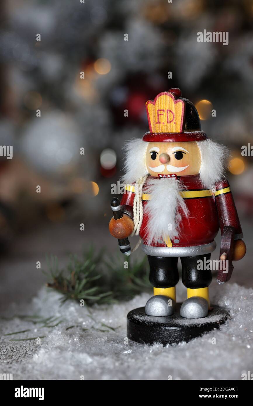 Nutcracker decoration for Christmas Holiday Stock Photo Alamy