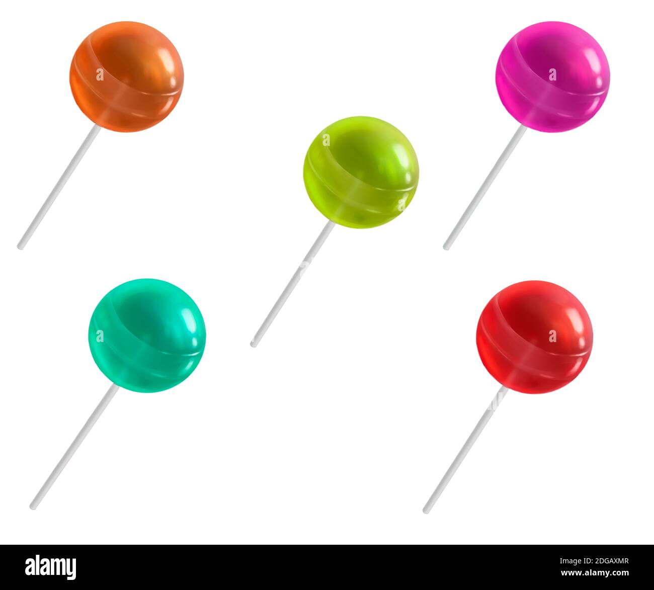 Set of lollipops hi-res stock photography and images - Alamy
