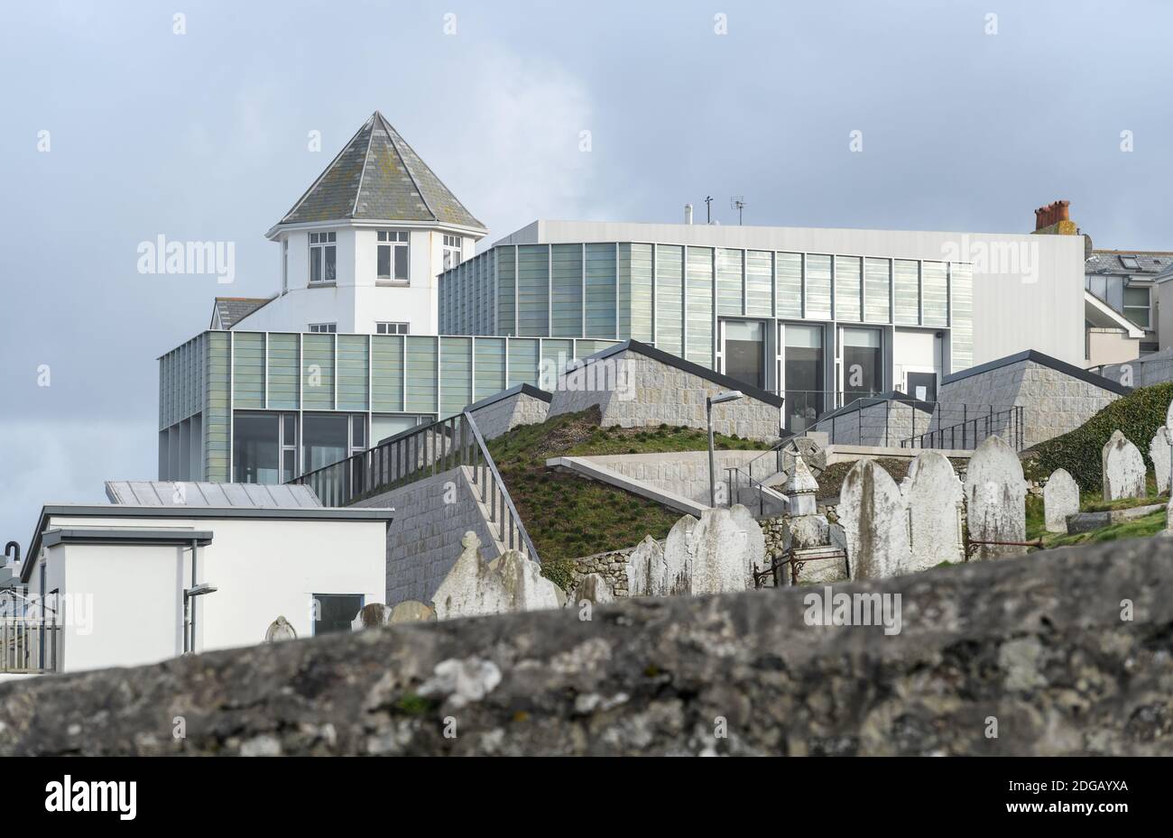 Views of Tate St Ives art gallery in St Ives, Cornwall, England, UK Stock Photo