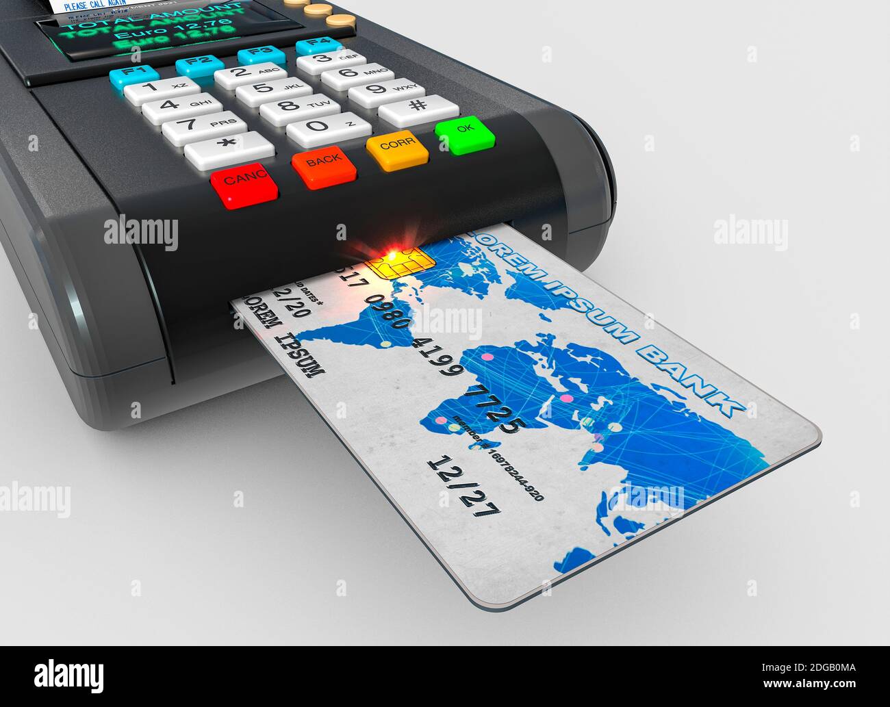 Credit Card Swipe Machine 3D model