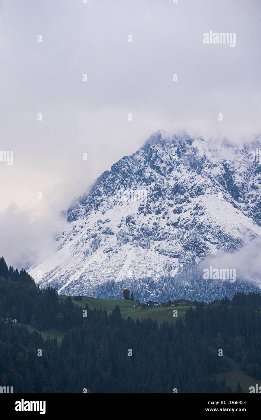 Alpine Peaks Stock Photo