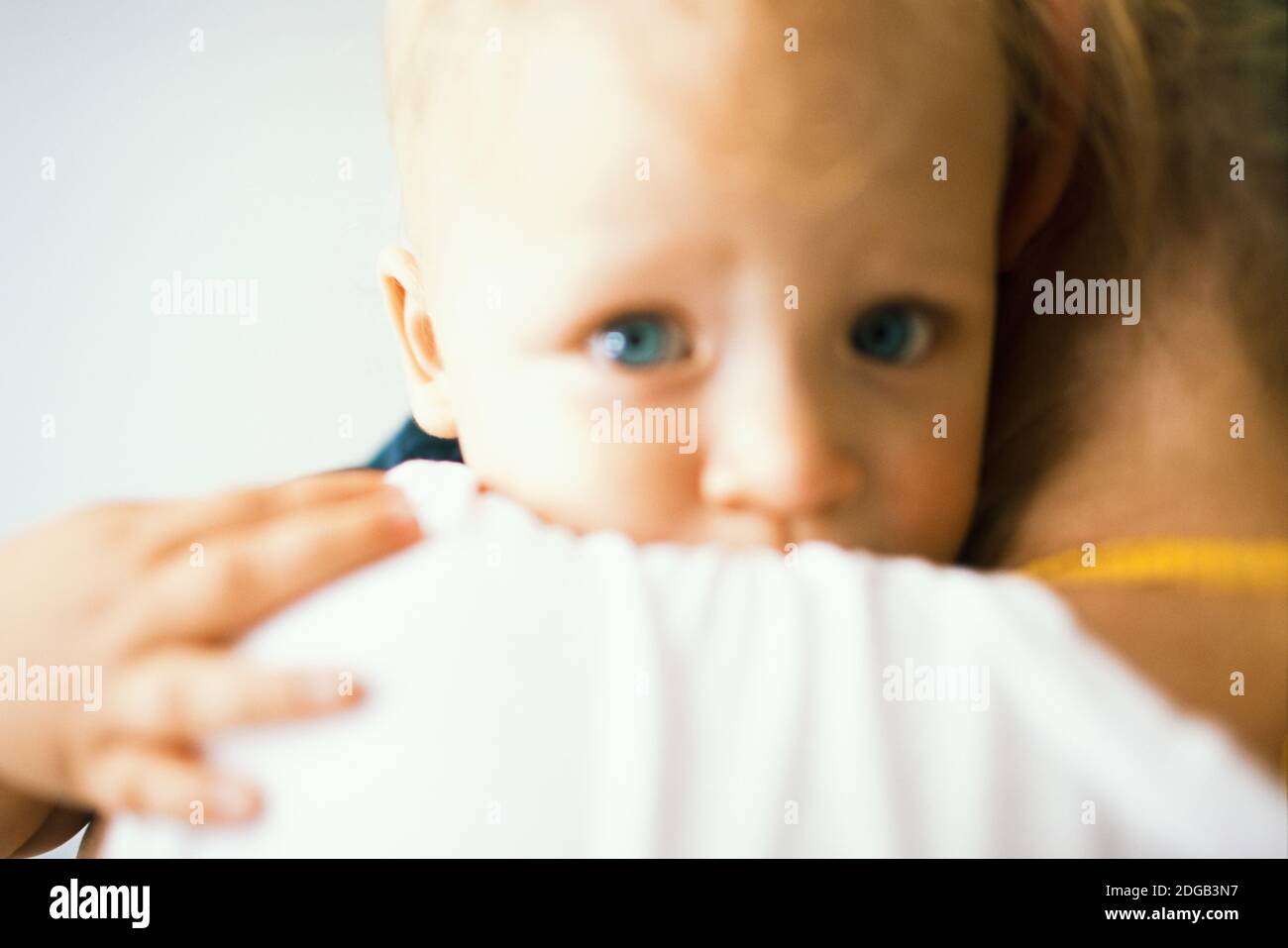 Blue baby eyes Stock Photo - Alamy