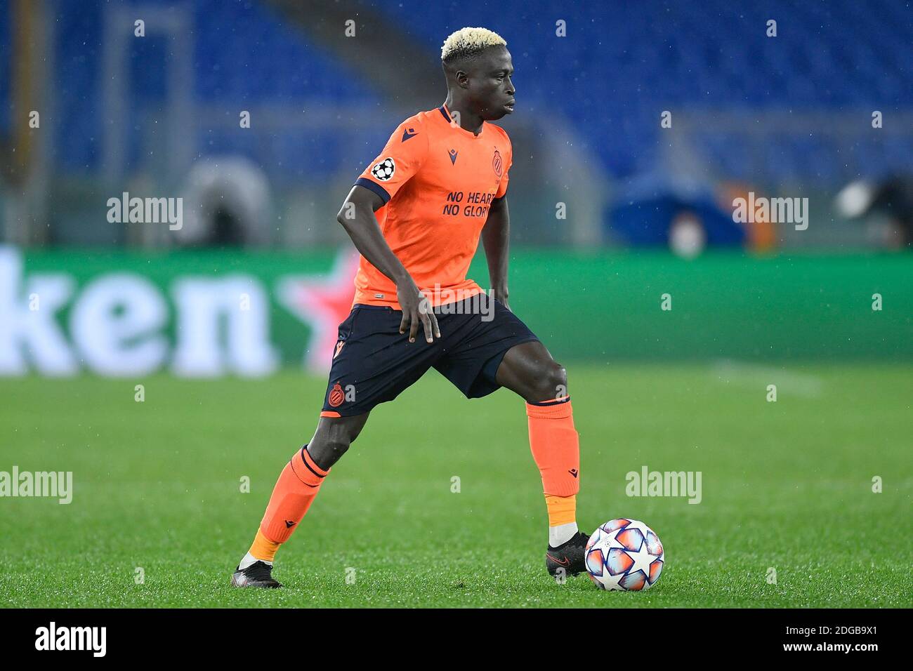 Rome Italy 08th Dec 2020 Krepin Diatta Of Club Brugge During The Uefa Champions League Group