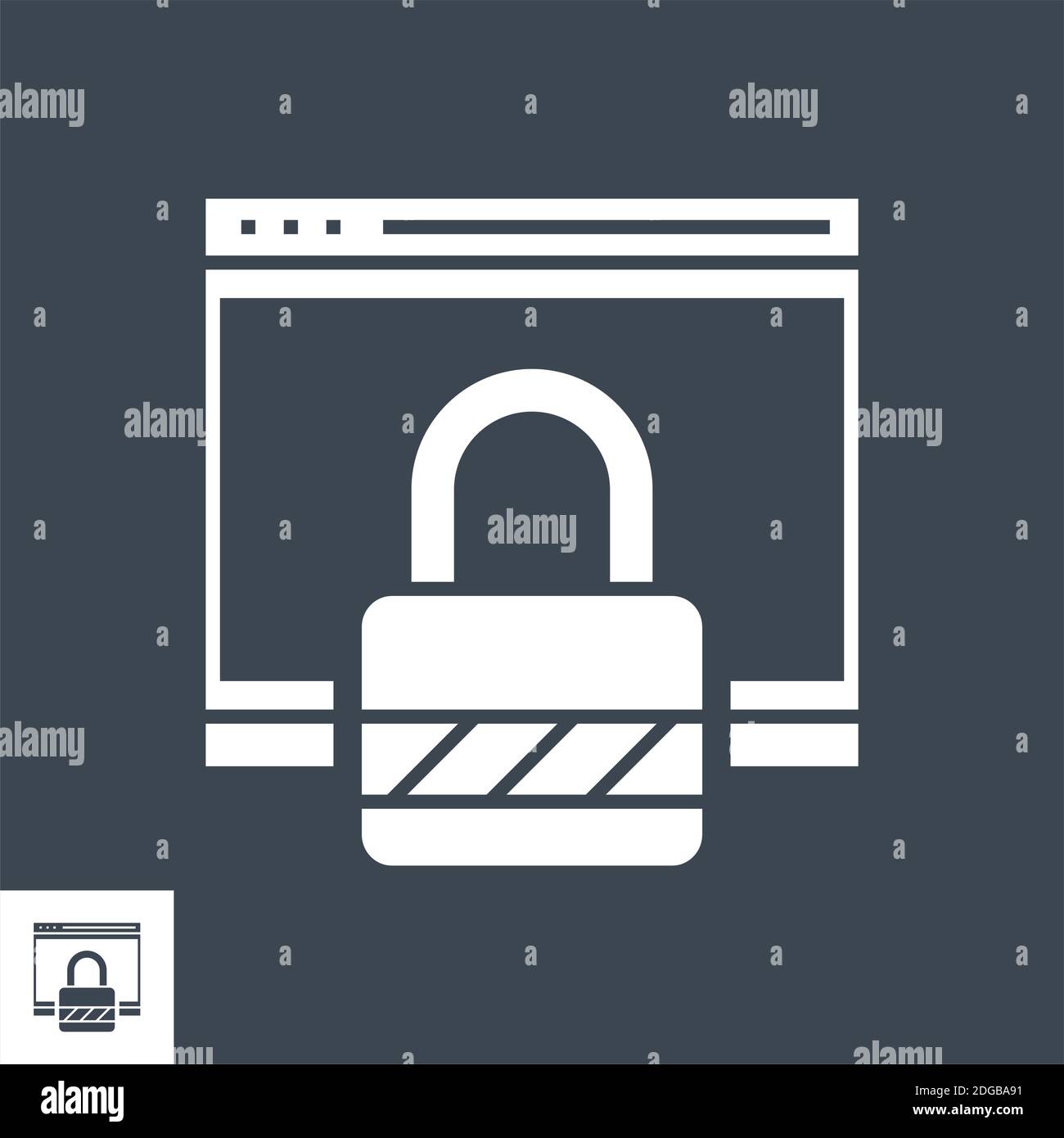 Web Security Related Vector Glyph Icon Stock Vector Image & Art - Alamy