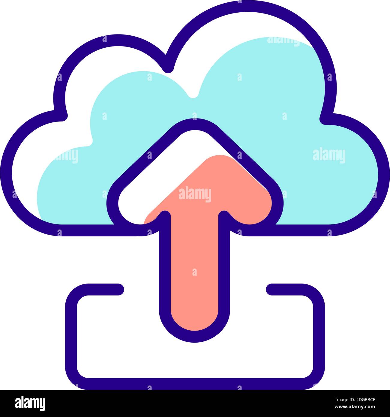 Upload RGB color icon Stock Vector Image & Art - Alamy