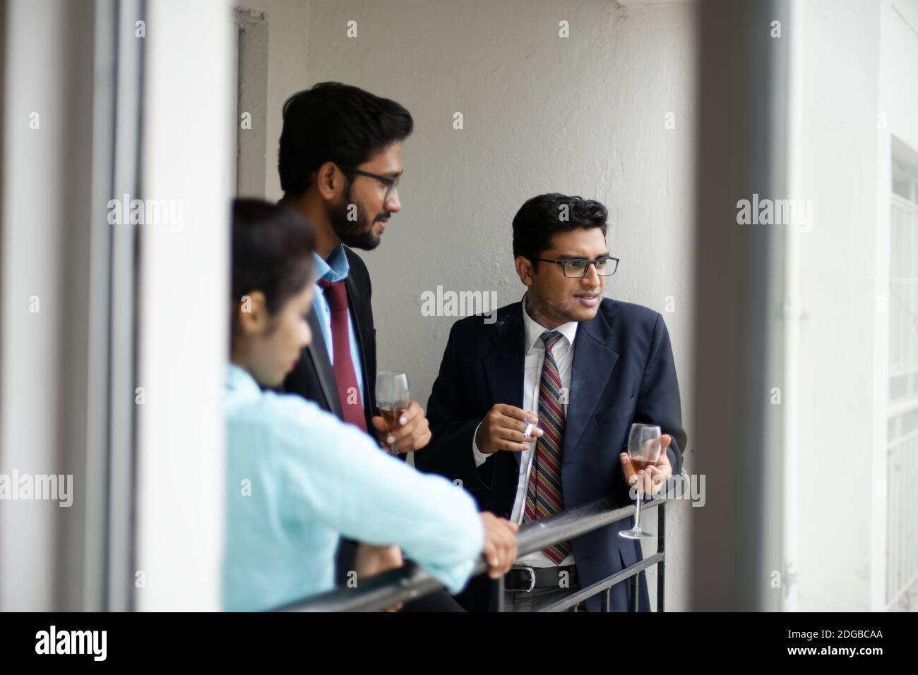 Corporate meetings between young and energetic Indian Bengali bosses