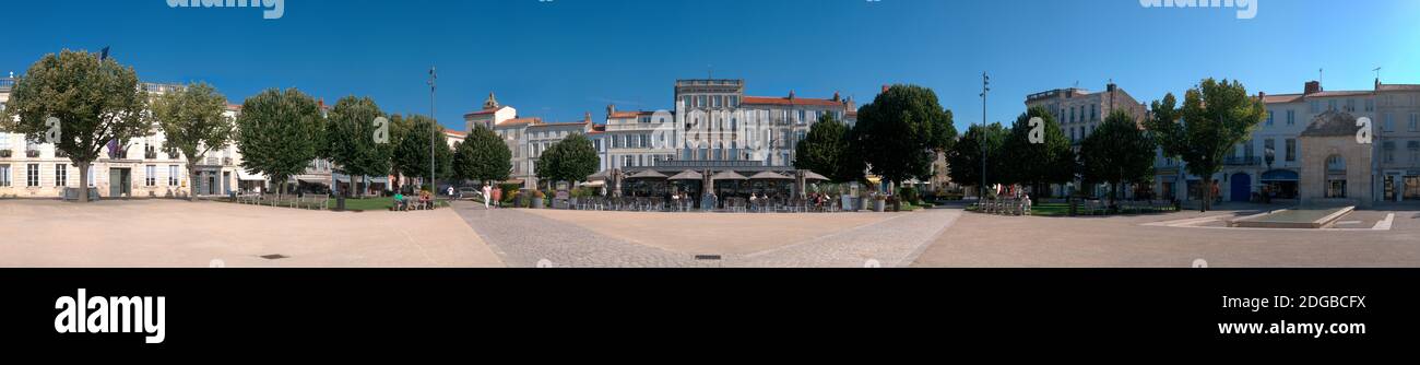 Town Hall, Colbert Square, Rochefort, Charente-Maritime, Poitou-Charentes, France Stock Photo