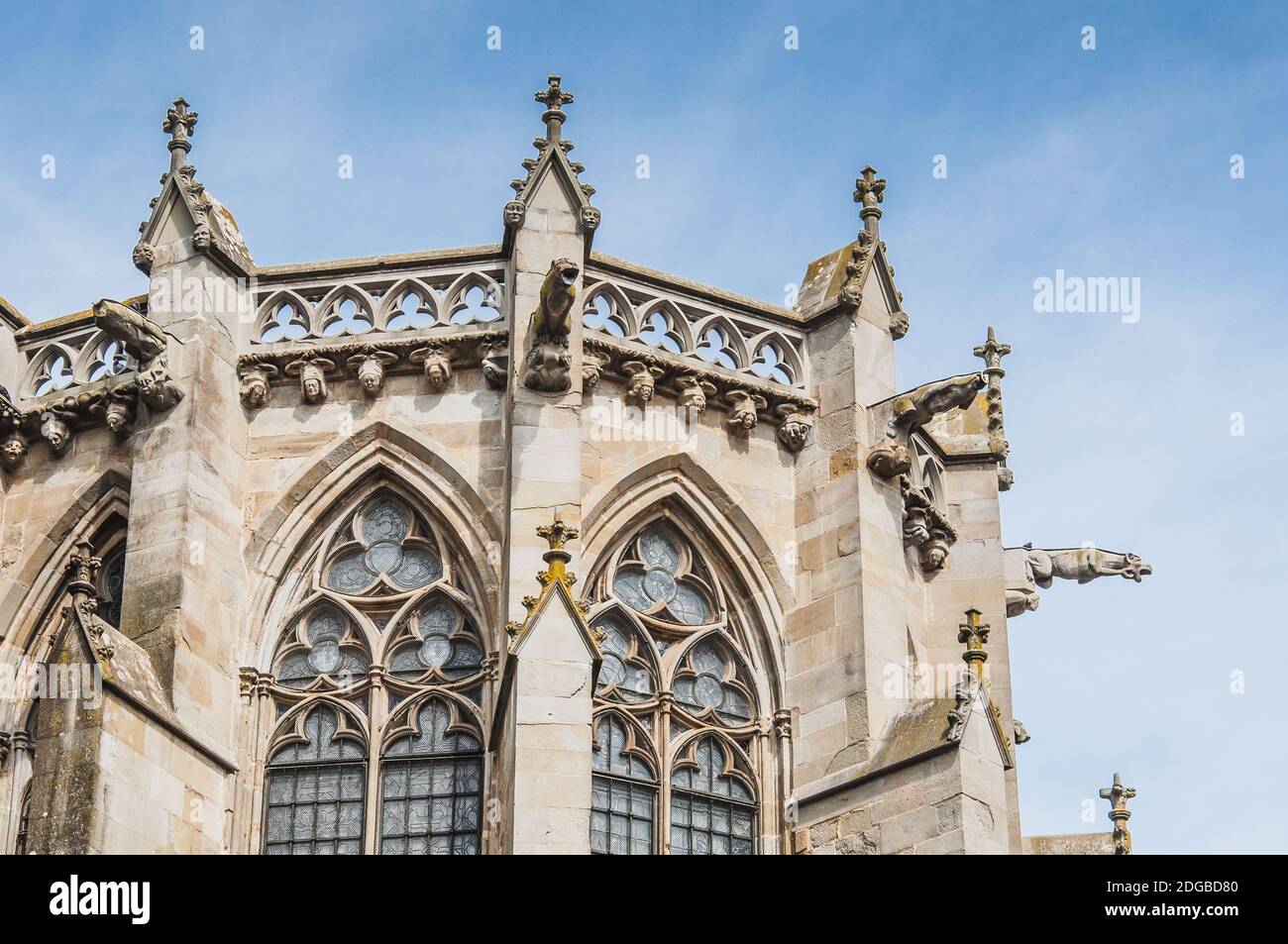 Medieval Rampards Ramparts of the Medieval City of Carcassonne in France Stock Photo - Alamy